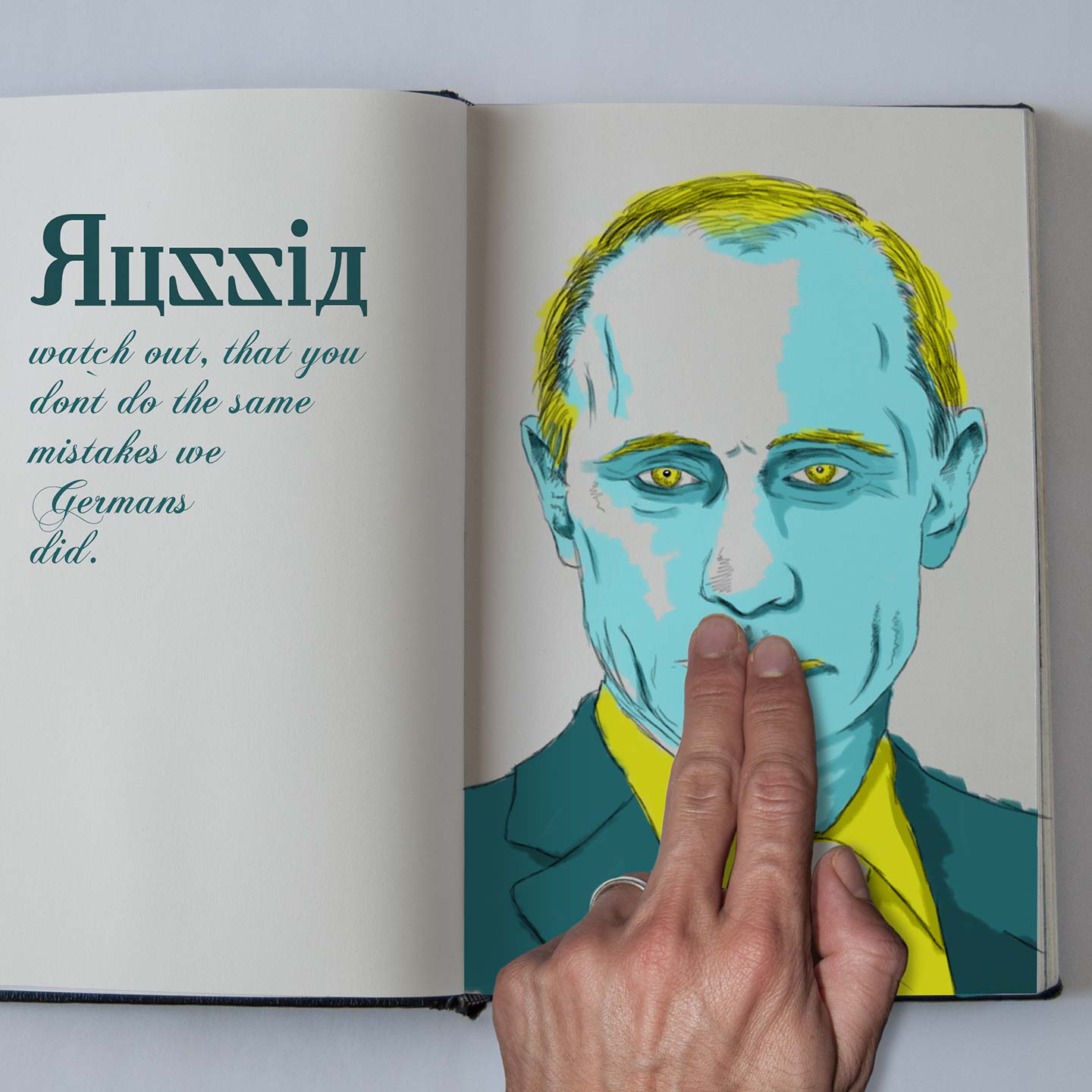 Russia Illustration by the freelance art director Christoph Gey from Cologne