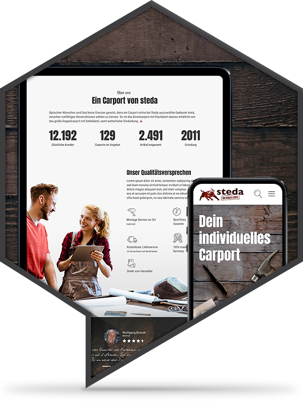 steda_e-commerce-corporate-design steda - corporate design development, branding, e-commerce shop, website layout, user interface design, illustration