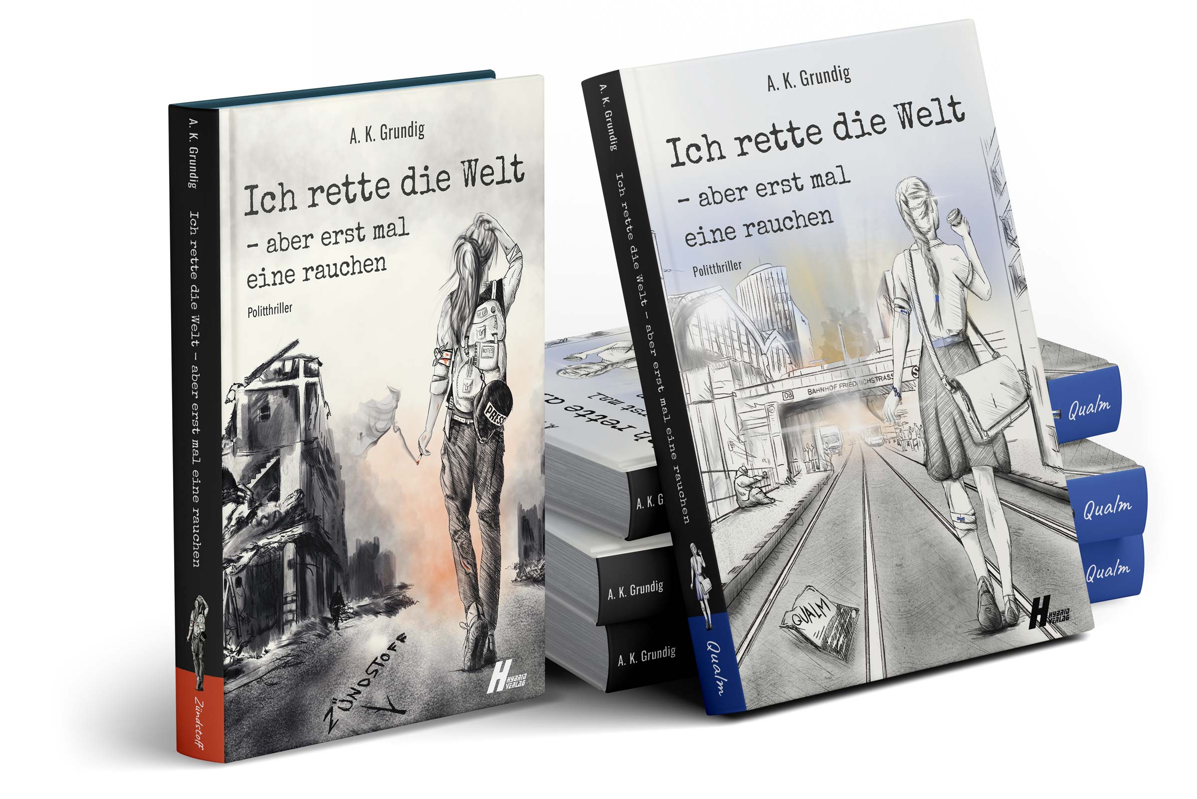 来自德国科隆的自由艺术总监和自由插画家 Christoph Get 的书籍封面插图