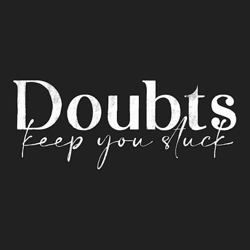 Doubts keep you stuck by the freelance art director Christoph Gey from Cologne