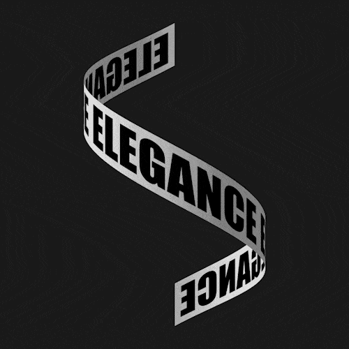 Elegance (Creative Type and Logo Design) by the freelance art director Christoph Gey from Cologne