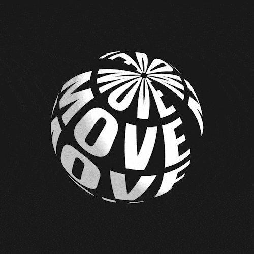 Move (Creative Type and Logo Design) by the freelance art director Christoph Gey from Cologne