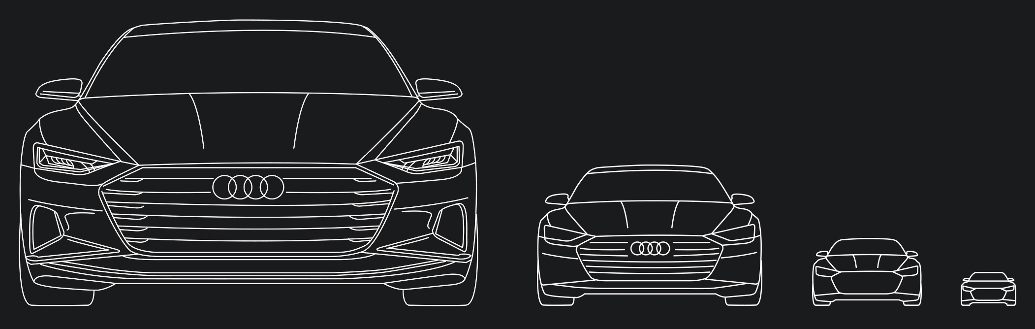 Responsive Icons for Audi created by the freelance art director Christoph Gey from Leipzig
