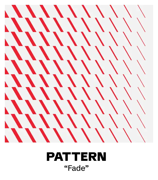 Pattern "Fade" - Corporate Design Development of A Bola by the freelance Creative Director Christoph Gey from Leipzig