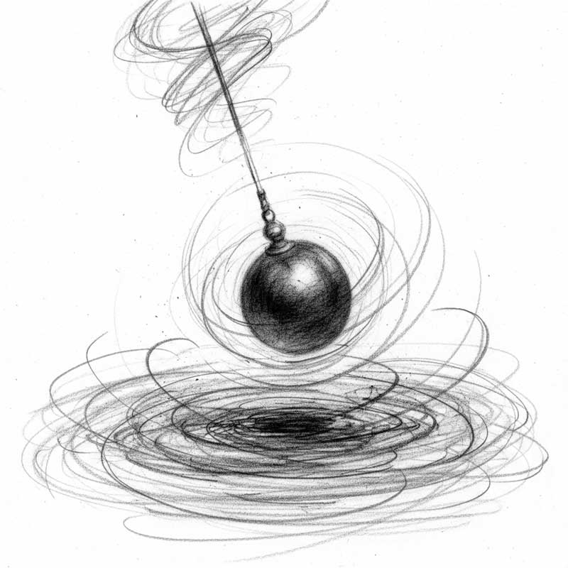 Sketch of a pendulum