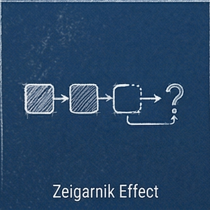 18. UX Law - Zeigarnik Effect by the freelance creative and art director Christoph Gey