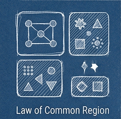 6. UX Law - Law of common region by the freelance creative and art director Christoph Gey