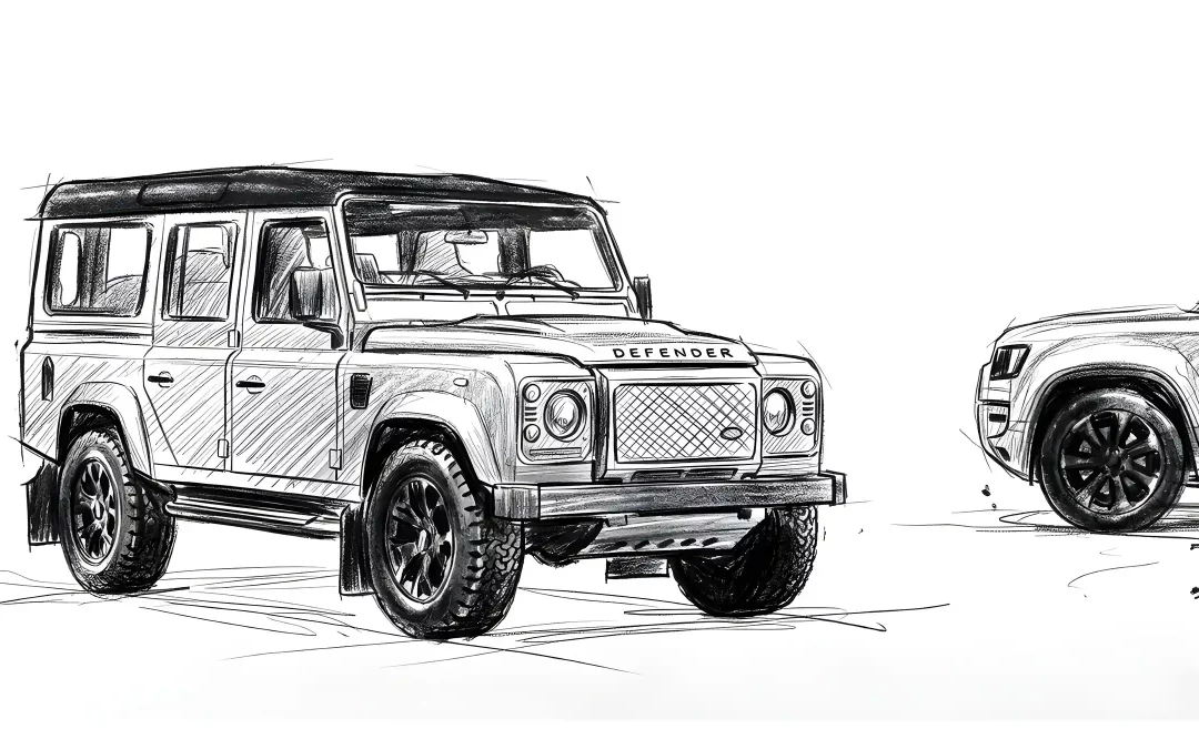 Defender brand analysis by the freelance graphic designer Christoph Gey from Leipzig