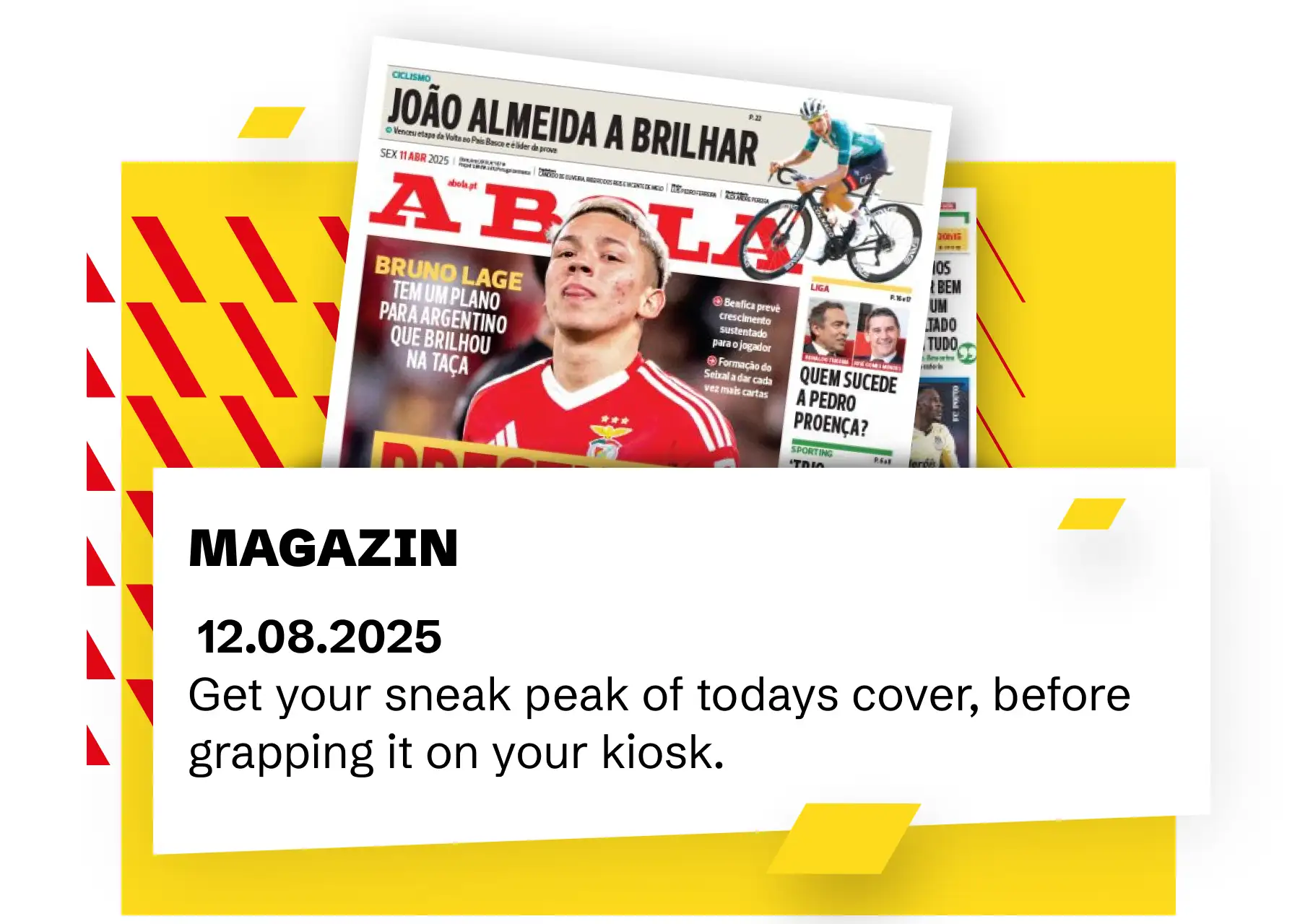 Magazine Card - Corporate Design Development of A Bola by the freelance Creative Director Christoph Gey from Leipzig