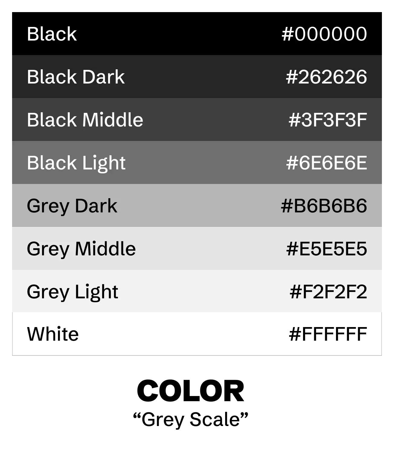 Color "Greyscale" - Corporate Design Development of A Bola by the freelance Creative Director Christoph Gey from Leipzig