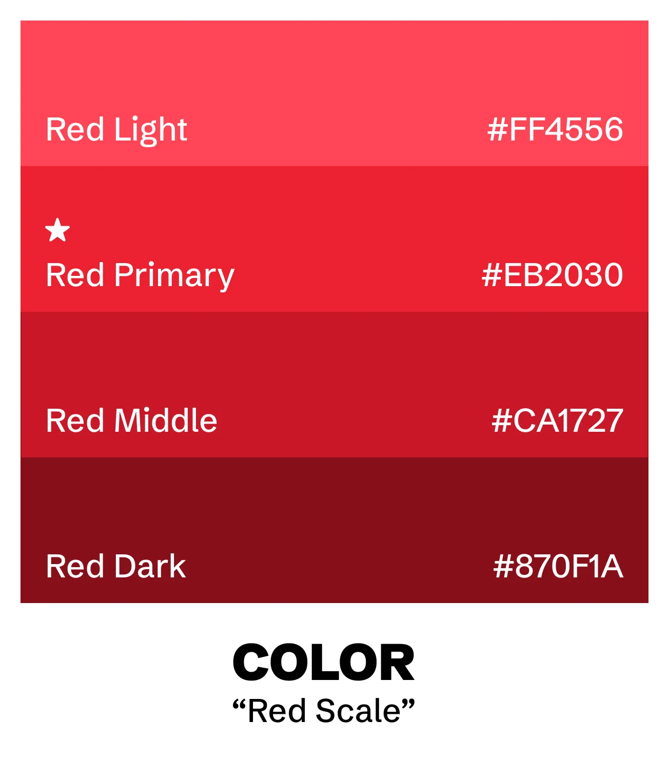 Color "Red" - Corporate Design Development of A Bola by the freelance Creative Director Christoph Gey from Leipzig