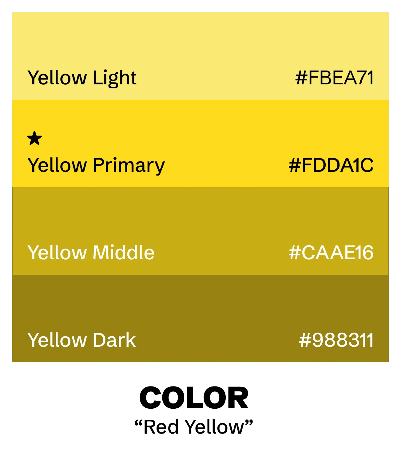 Color "Yellow" - Corporate Design Development of A Bola by the freelance Creative Director Christoph Gey from Leipzig