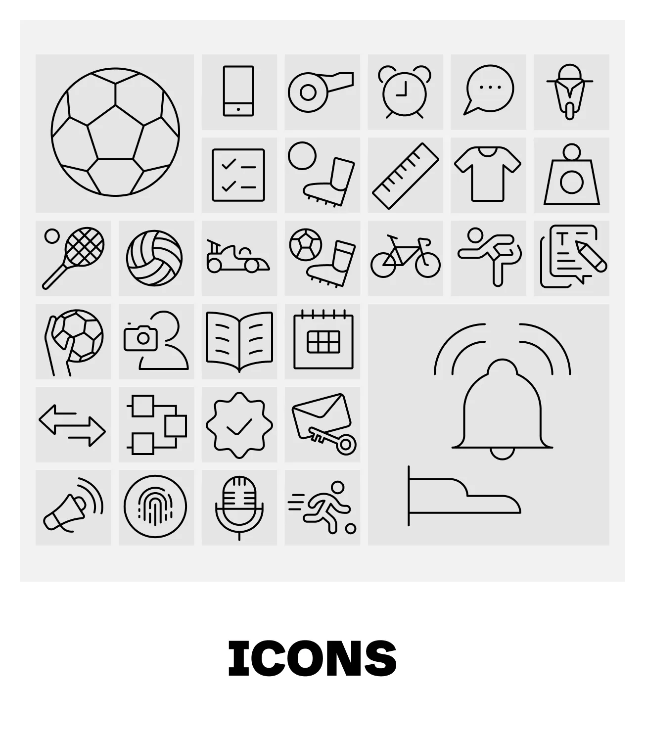 Icons - Corporate Design Development of A Bola by the freelance Creative Director Christoph Gey from Leipzig