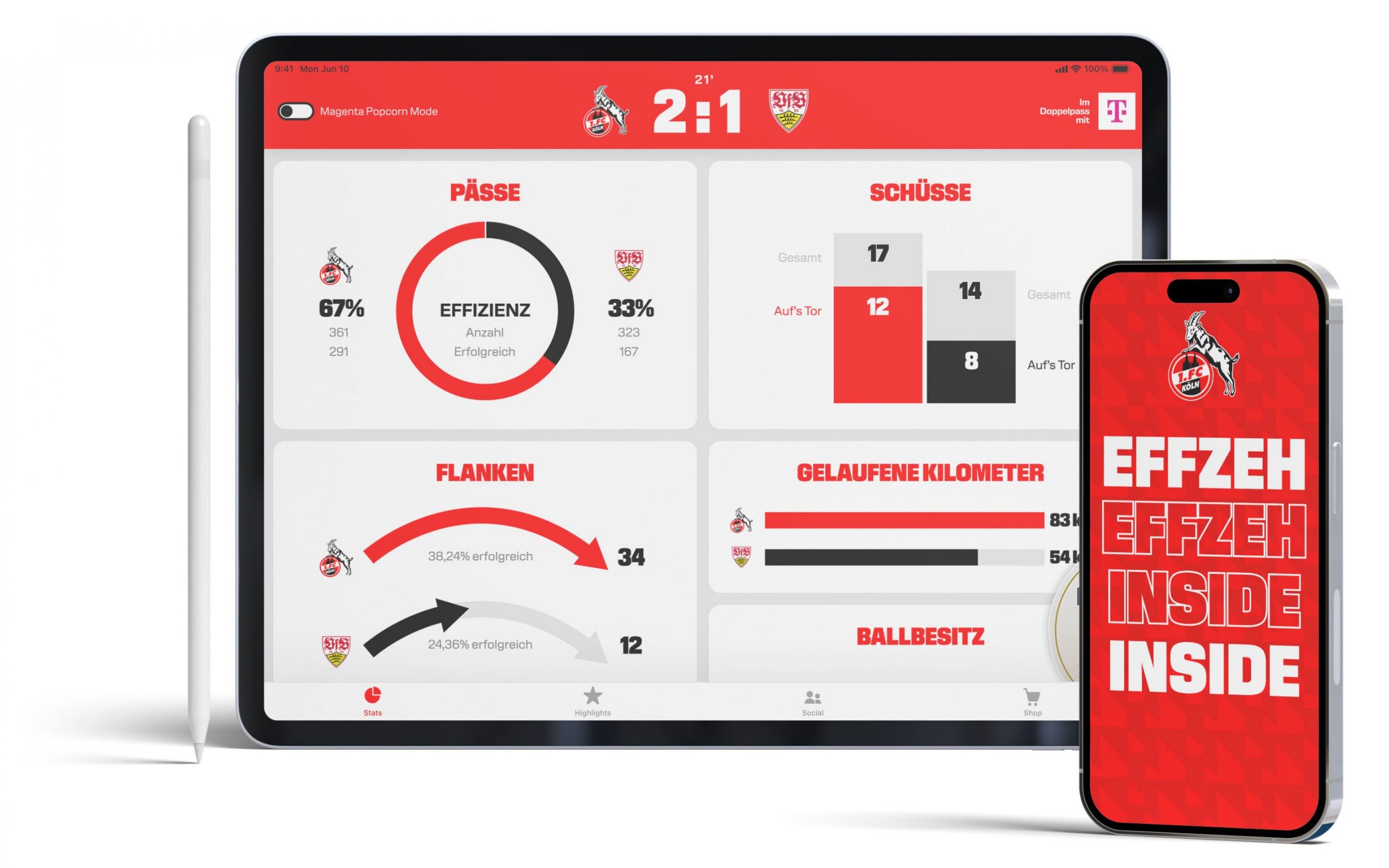 1. FC Köln - futuristic app with vibe coding freelance Creative Director Christoph Gey 1. FC Köln – futuristische App mit Vibe Coding, freiberuflicher Creative Director Christoph Gey