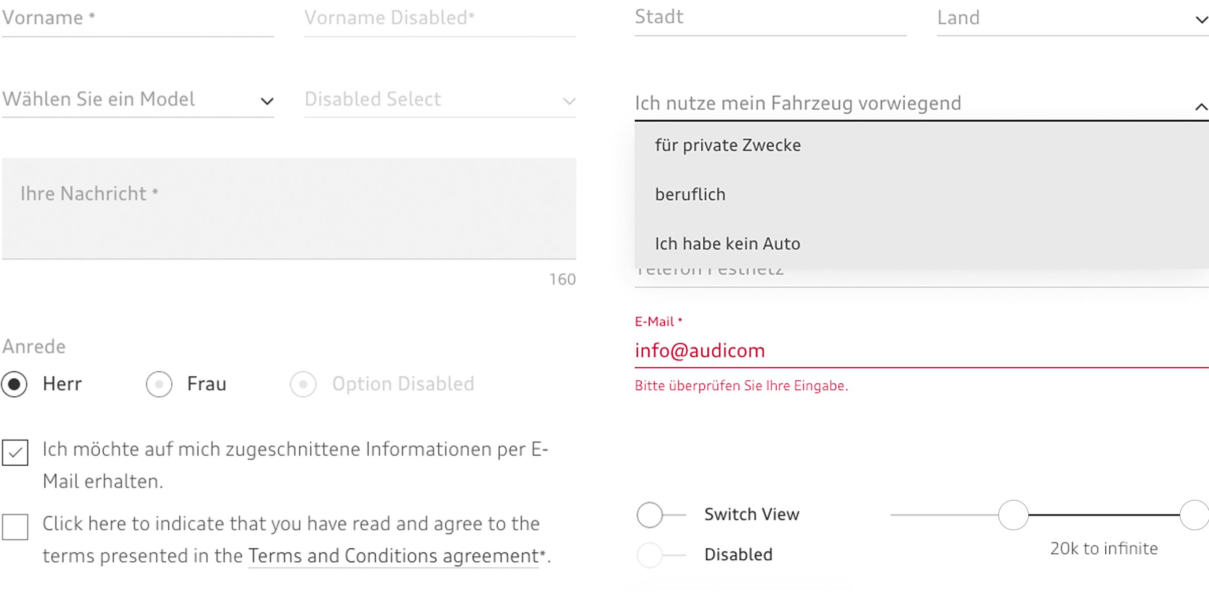 Audi - global ui system by freelance creative director Christoph Gey and Strichpunkt Design