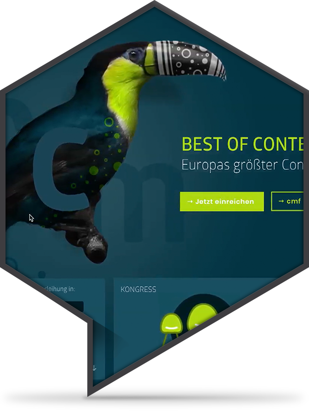 Best of Content Marketing Award - Corporate Design by freelance Creative Director Christoph Gey Auszeichnung für das beste Content-Marketing – Corporate Design vom freiberuflichen Kreativdirektor Christoph Gey