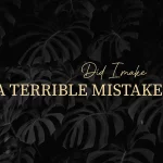 Did I make a mistake – A typographic essay cover by Creative Director Christoph Gey on working remotely from the middle of nowhere