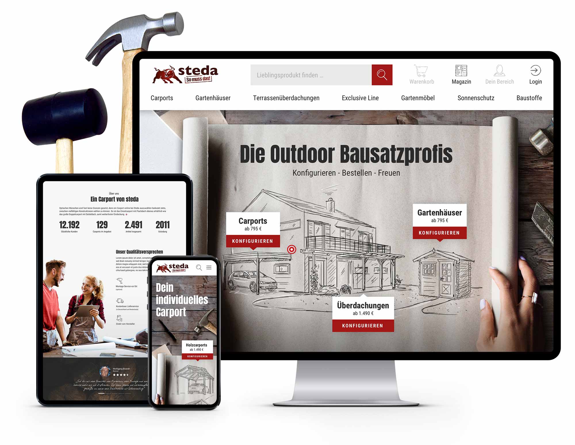 Steda - Corporate Design Development, Webdesigner and Storedesign by freelance creative director Christoph Gey Steda – Corporate Design Development, Webdesign und Storedesign vom freiberuflichen Kreativdirektor Christoph Gey