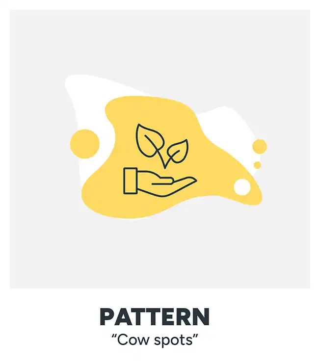 Design pattern  of "The Milk Pod" - A Corporate Design developed by the freelance creative and art director Christoph Gey from Leipzig