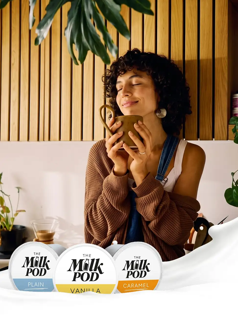 Corporate Design Development of the milk capsule brand "The Milk Pod" (a Krüger Brand) developed by the freelance creative director Christoph Gey from Leipzig, Germany